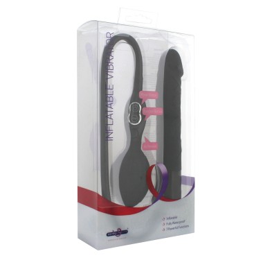 Wibrator-INFLATABLE VIBRATOR BLACK